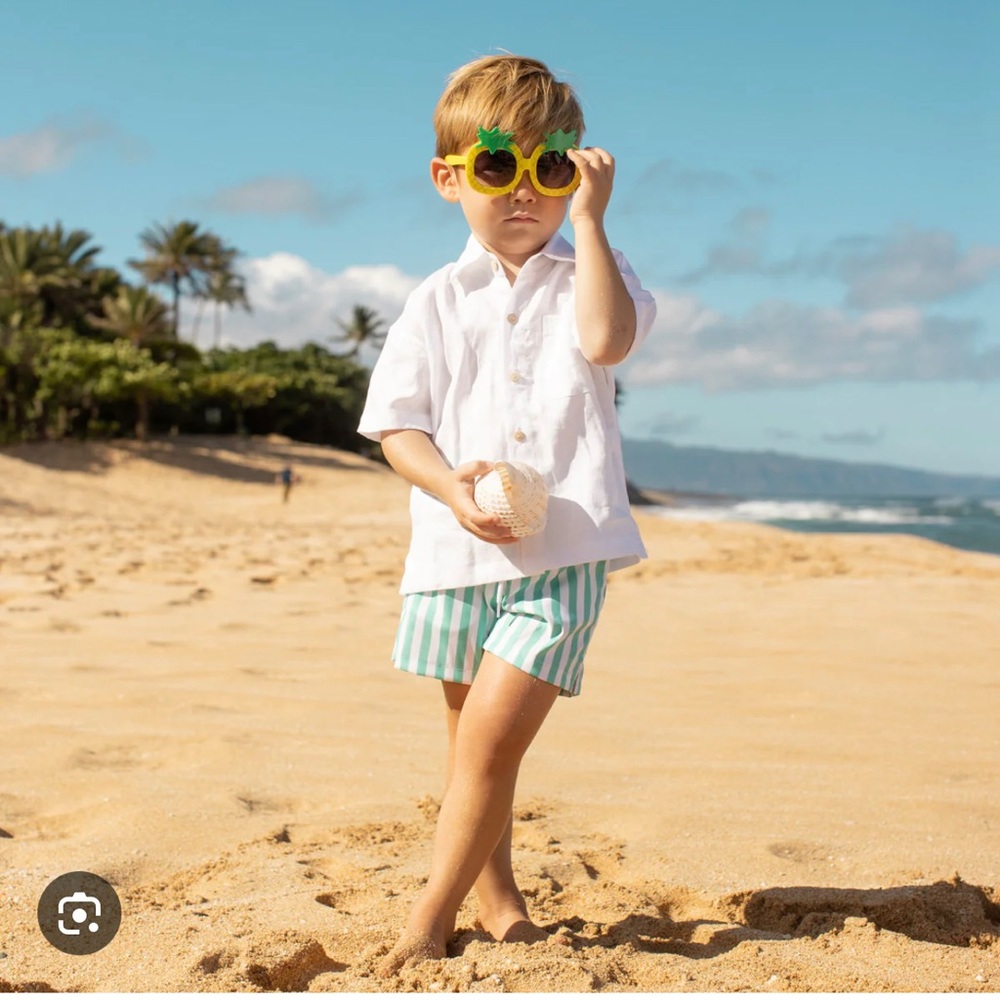 Kenny Flowers The Lanai Boys Youth Swim Trunks